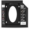 Bewinner Adattatore per Hard Disk SATA 2.5 SSD HDD Case Compatibile con 9.5mm e 12.7mm bay Sostituzione Lettore Dvd Laptop