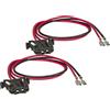 tomzz Audio 7134-000 Adattatori per altoparlanti (set da 2) compatibili con DIN per Mercedes Classe A, B, C, E, Sprinter, ML e Vito GL