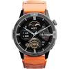 AGM Legion Pro Smartwatch Uomo Militare, Orologio GPS Trekking Rugged con Mappe Offline, 1,43 AMOLED, Chiamate, MIL-STD-810H, 5ATM Impermeabile, Fitness, 2 Cinturini