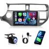 ETLFUCyber [2G+64G] Android Autoradio per Kia Rio 2012-2015 con Senza Fili Carplay e Android Auto, Autoradio Touch Screen HD da 9 pollici con GPS/WiFi/Bluetooth/EQ/FM RDS