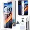 RongZy Schermo LCD per TCL 50 SE Display Sostituzione per TCL 40 NxtPaper 4G Digitizer Assembly Vetro di Ricambio Touch Screen con Strumenti(6.78, Nero)