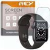 REY Pack 6X Pellicola salvaschermo per Apple Watch Series 6 - Series 5 - Series 4 40mm - SE 40mm - Apple Watch Series 8 (41mm), qualità Premium