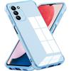 Kaywzo Cover per Samsung Galaxy S23+/S23 Plus 5G,Minimalismo Sottile Placcatura TPU Custodia,Design Antiurto a Quattro Angoli,Moda Brillanti Specchio Silicone Case Cover,Blu