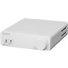 TOTAUDIO Topping Mini300 Amplificatore HiFi Stereo ad Alta Potenza, Classe D Bilanciato, 140 W×2 @4Ω, 124 dB SNR, Auto Power Sync, TRS Bilanciato e RCA, Amplificatore Desktop per Altoparlanti Passivi, Argento