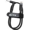 ciciglow Cavo di Ricarica per Laptop da USB C a CC, 20V 5A 100W PD Ricarica Rapida Adattatore da USB C a CC Tipo C Maschio a Gomito DC 3.0 X 1.1mm Cavo di Alimentazione per Laptop per
