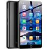 Fanvace Lettori MP3 144GB con Bluetooth WiFi, lettori MP4 da 2000mAh con schermo touchscreen da 4" e altoparlante, lettori musicali MP3 con sistema operativo Android 13, Spotify, Audible, Play Store (Black)