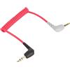 Tosuny Cavo Aux da 3,5Mm, Cavo a Spirale TRRS Maschio da 3,5Mm a Maschio da 3,5Mm, Cavo Patch per Microfono da 3,5 Mm per Telefoni Cellulari, Tablet, Rode SC7, VideoMic, VideoMicro