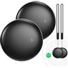 Fitabok 2-Pack Localizzatore Bluetooth Smart - compatibile con "Apple Dov'è" (solo iOS 14.5+), trova-chiavi impermeabile con batteria sostituibile per valigia, borsa, gatti, cani e bambini