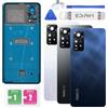 Eonpam Scocca Vetro Posteriore per Xiaomi Redmi Note 11 PRO 5G Coperchio Copribatteria Sostituzione con Vetro Fotocamera + Kit di Ricambio (Blu)