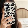 QIODAYI Compatibile con Xiaomi Redmi Note 13 4G Custodia Morbida in Silicone Stampa Leopardo Rosso Grigio Marrone