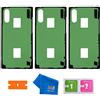 MMOBIEL 3X Adesivo Adesivo Impermeabile per Il Coperchio della Batteria Compatibile con Samsung Galaxy Note 10 Plus N975F / Note 10 Plus 5G N976F 2019-6.8 inch incl. Kit di Strumenti