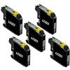 Bergsan LC223XL 5 Nero Cartucce d'inchiostro compatibile con Brother LC223 XL Sostituzione con MFC-J5320DW J480DW J5720DW J5625DW J4620DW J4420DW J880DW J4625DW J5620DW J680DW DCP-J4120DW J562DW