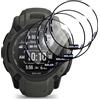 QZJinch 4 Pezzi Vetro Temperato Compatibile per garmin instinct 2x solar,Ultra HD,Senza Bolle,Anti-Graffio，Installazione Facile，Compositi in PMMA