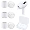 VecKoptuo [3 paia] Auricolari di ricambio per AirPods Pro e AirPods Pro 2, in silicone con foro per la riduzione del rumore, morbidi gommini antiscivolo con scatola portatile (taglia M)