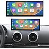 Ninetom Autoradio 12,3'', Apple CarPlay/Android Auto/Mirrorlink/GPS per 2013-2018 Audi A3 S3 con sistema MIB, supporta Mirrorlink, telecamera, navigazione, Siri, musica