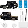 Eonpam Dock ricambi per Xiaomi Redmi Note 8T Connettore di Ricarica Porta Caricatore Port Microfono Audio Jack + Kit di Riparazione Sostituzione