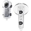 Birgipar Invisible Dive Case per Insta360 X4, custodia subacquea in acrilico trasparente, impermeabile fino a 50 m, compatibile con selfie stick e treppiedi