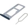 Eonpam Vassoio Carta SIM per (Samsung Galaxy S8) qualità Originale Porta Scheda SIM Ricambio Slot Scheda Memoria SD con Pin della Scheda SIM (Nero)