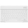 KVTVOU Tastiera Bluetooth tedesca per iPad/iPhone/Samsung/Android, per iPad Air/Pro/Mini A16/13/12.9/11/10.9/10.2/9.7, ricaricabile, senza fili, QWERTZ, colore: Bianco