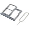 Eonpam Vassoio Carta SIM per (Samsung Galaxy A40) qualità Originale Porta Scheda SIM Ricambio Slot Scheda Memoria SD con Pin della Scheda SIM(Bianco)