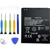 ERYNK EB-BG556GBY Batteria di ricambio compatibile con Samsung Galaxy Xcover 7 G556B con set di attrezzi