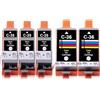 Yongairuink Compatibile PGI-35 PGI35 CLI-36 CLI36 PGI35BK CLI36C Cartucce d'inchiostro per IP100B IP100 IP100V IP110 IP110+ Battery IP110 Series mini260 mini320 TR150 TR160 (3Nero 2Colorato)
