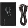 Zunate Lettore Scheda ID,ID Carta RFID USB di Prossimita,USB Smart Lettore di Carta,125khz Dispositivo di Interfaccia Host,Campo di Rilevamento 3~8 cm,Alimentato Tramite USB,per Lavoro d'Ufficio,Club