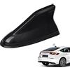 WeFoonLo Copertura per antenna auto, sostituzione del segnale radio aereo del tetto con nastro adesivo per auto, SUV, camion, base decorativa per antenna e migliora il segnale (Nero)