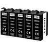 Veson T130XL nero Cartuccia d'inchiostro, Compatibile con Epson T1301, per cartucce Epson WF 3520, per Stylus Office BX925FWD BX635FWD BX935FWD B42WD SX525WD WF-3540 WF-7525 (5 nero)
