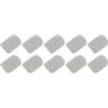QUARKZMAN Guanti Touch Screen Sticker 0,9 x0,63 Ultra Alta Sensibilità Flessibile Argento Fibre Ultra Sottile Stickers per Guantipz of 15