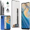 RongZy LCD Schermo per 6.52 ZTE Blade A51 Display Digitizer Assembly Vetro di Ricambio Touch Screen con Strumenti(Nero)