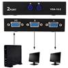 Tonysa Switcher VGA con 3 Femmina Standard, 2 in 1 out Sincronizzazione Dati Splitter Monitor