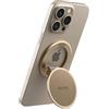 Nillkin Handy Ring Supporto Magnetico per MagSafe, Anello Magnetico Doppio per Supporto Auto Portatile e Stand per Telefono, Compatibile con iPhone 16/15/14/13 Pro Max Plus -Marrone