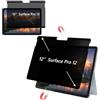 KiimLaa Filtro Privacy Magnético Rimovibile per 12 Pollici Microsoft Surface Pro 12 2025, Anti-Riflesso Antispionaggio e Pellicola Privacy Luce Blu per Microsoft Surface Pro 12 2025, 12 Pollici