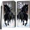 Haninsuze Cover per Samsung Galaxy A52 4G/5G/A52s, Portafoglio PU Pelle, Cavallo | Interno TPU Antiurto, Anti-Graffio, Fessura per Schede, Supporto Stand, Design Libro, Flip