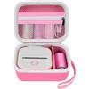 ANKHOH Mini borsa per stampante per Memoking T02/ per Phomemo M02/ M02S/ M02 Pro/ Q30S/ per stampante Mini Pocket Ponek, supporto di archiviazione portatile per stampante di adesivi per carta e cavo USB
