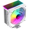 GAMEMAX SIGMA 550 WHITE ARGB Dissipatore CPU, 220W TDP, 5 Tubi di Calore 6mm in Rame, Ventola Infinity ARGB PWM 120mm, Per Intel LGA1700/115X/1200 e AMD AM4/AM5