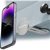 GALVANOX Supporto magnetico per telefono, supporto girevole pieghevole compatibile con MagSafe per iPhone 12, 13, 14, 15 Pro Max, per camera da letto, comodino, scrivania, cucina e altro (montaggio