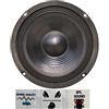 PLUG & SOUND 1 WOOFER S-64 altoparlante diffusore medio basso 16,50 cm 165 mm 6,5 50 watt rms 100 watt max impedenza 4 ohm 92 db sospensione rigida auto, 1 pezzo + 3 adesivi omaggio