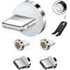 Boffdock 7-Pin i-Products Punte Magnetiche, 5 Pz 7 Pin Ricarica Rapida Connettore Magnetico Per Dispositivi iProducts Senza Cavi USB