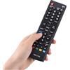 AKLOSIPY Telecomando Universale per TV LCD, Compatibile con LCD TV Universale, Controllo Tramite Pulsante, 8 Metri di Portata, 2 Batterie AA