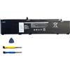 WYGUO MV07R 72WGV 072WGV W5W19 0W5W19 JJRRD 0JJRRD 266J9 Batteria per laptop | Sostituzione per Dell G3 15 3500 3590 3700 3790 G5 15 5500 5505 SE Series PN1VN M4GWP (15.2V 68Wh)