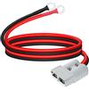 YINGAYOU Cavo Connettore Anderson con O Ring 8mm Connettore Anderson con Cavo 10AWG 50A per Automobili, Barche, Impianti Solari, Ecc (10AWG, 1 m)