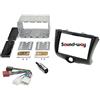 Sound Way Kit montaggio mascherina adattatore connettore autoradio 2 DIN compatibile con Toyota Yaris 2003