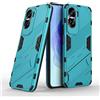 ESTH® Custodia per Honor 90 Lite 5G con Supporto [Compatibile con Supporto Magnetico per Auto] Cover Paraurti PC + TPU, Blu