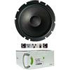 GK SOUND KIT SET PER CIARE CW170Z 1 woofer da 6,5 16,5 cm 165 mm, da 60 watt rms e 120 watt max, 4 ohm, per sportelli auto, sospensione in gomma, 1 pezzo + 5 sticker omaggio