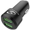 Coyote - Caricatore accendisigari 2 USB - Ricarica simultanea di 2 dispositivi - Cavo USB a Micro USB incluso - Compatibile con Coyote Mini, S, NAV, NAV+ e Smartphone