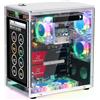 Freenove Raspberry Pi 5 NAS Case Kit (with 1x 128GB SSD), Quad M.2 NVMe SSD Slots, 5 PWM ARGB Fans Light Sync, CPU Tower Cooler, 4.3 Touchscreen, Stereo Speakers, 3.5 mm Audio
