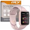 REY Pack 6X Pellicola salvaschermo per APPLE WATCH SERIES 1 - SERIES 2 - SERIES 3 42MM - WATCH SE 3 44MM, qualità Premium