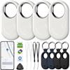 getpower Tracker Android Chiavi Trovatore Android, compatibile con Google Find My Device, adatto per chiavi, portafogli, biciclette e valigie (4 pezzi)